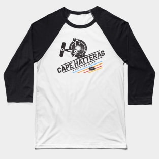Fishing Reel for Fishing at Cape Hatteras, North Carolina Baseball T-Shirt
